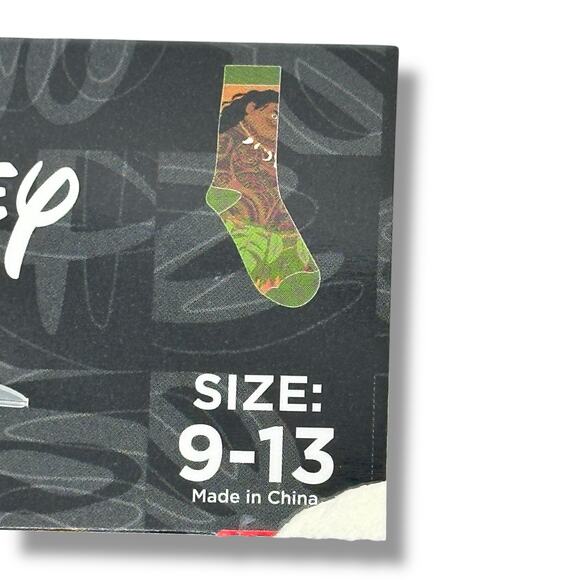 Disney Moana Maui Crew Sock Set Of Two One Unisex Size 9-13 Lot - Picture 4 of 4